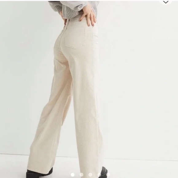 Gap High Rise Wide Leg Corduroy Pant 